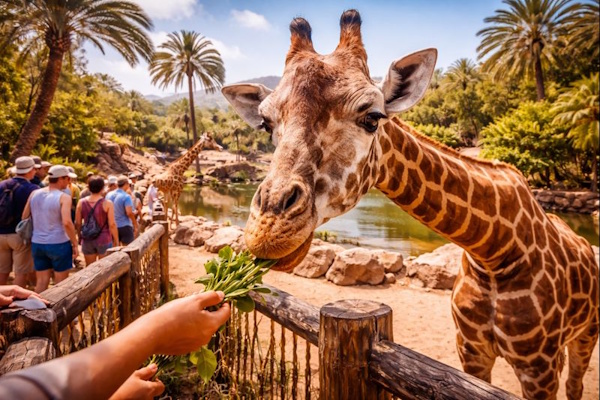 Giraffe im Oasis WildlifePark