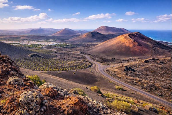Typische Landschaft Lanzarote