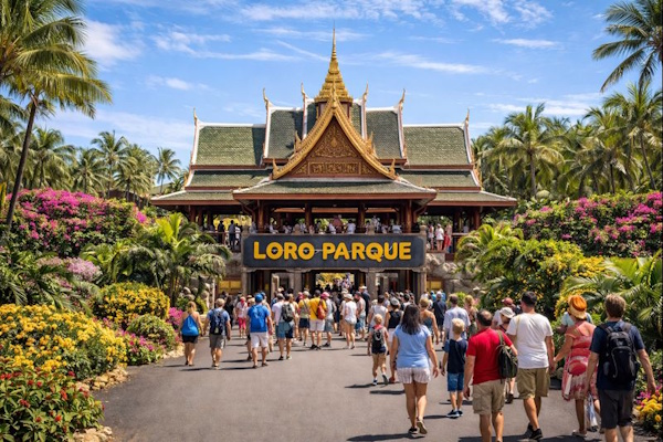 Loro Parque Eingangsbereich