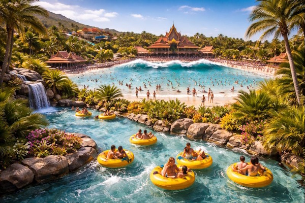 Attraktionen im Siam Park