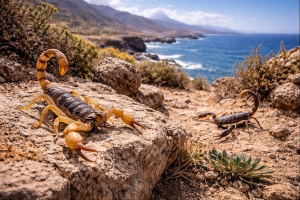 2 Skorpione auf Teneriffa